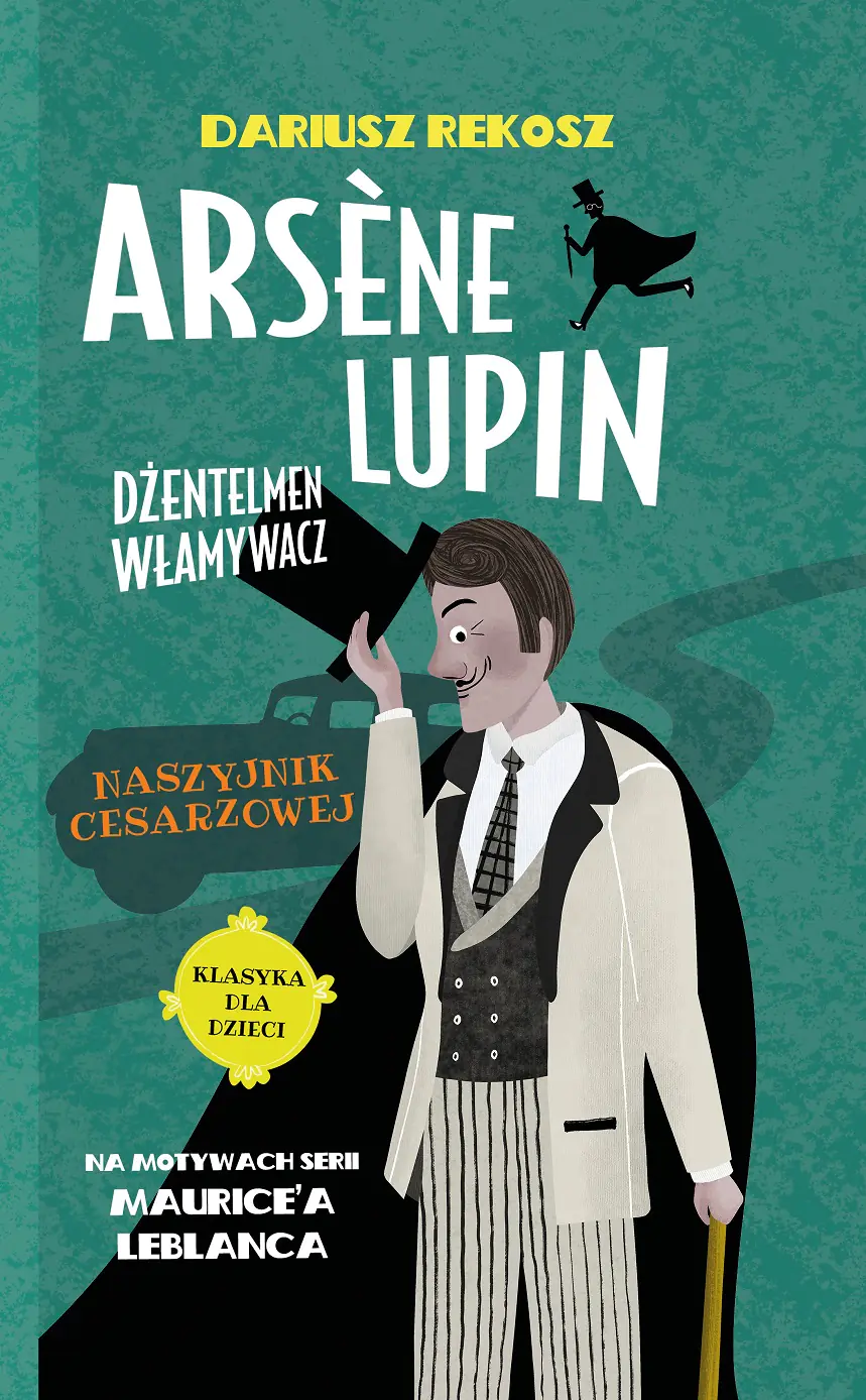 Książka - Naszyjnik cesarzowej. Arsène Lupin dżentelmen włamywacz. Tom 4