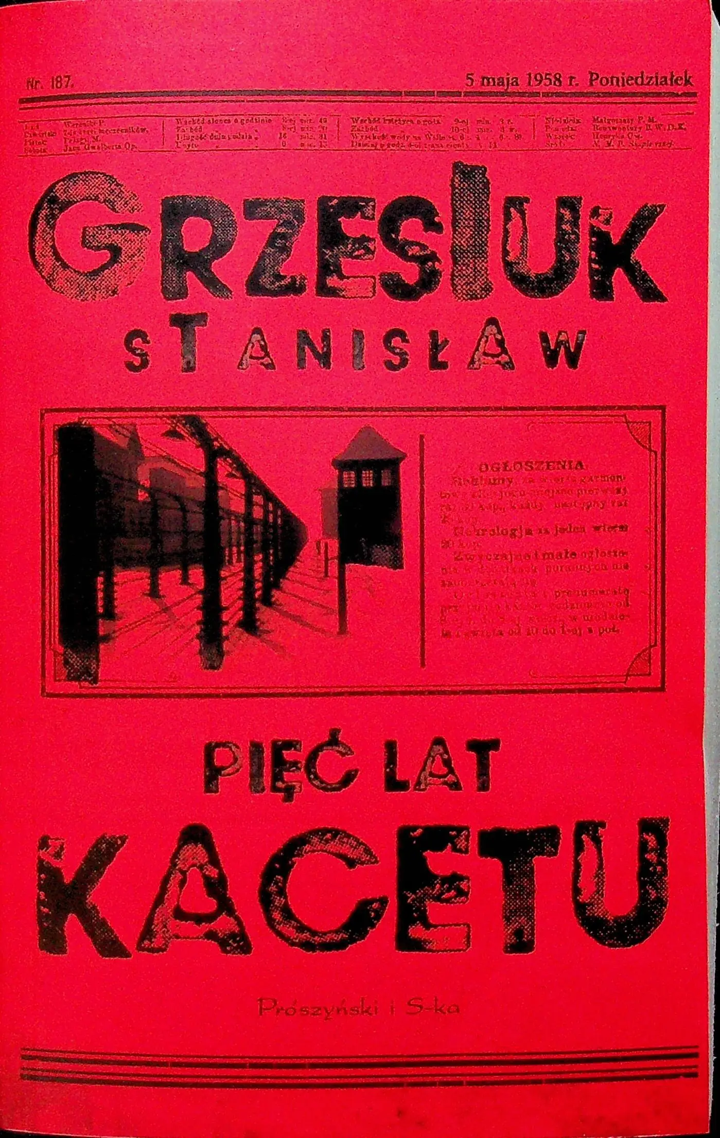 Książka - Pięć lat kacetu. Wydanie specjalne