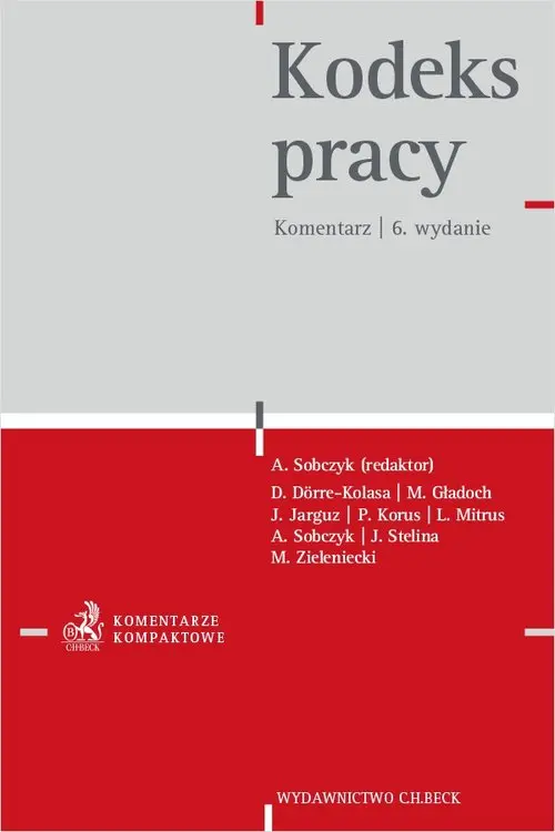 Książka - Kodeks pracy. Komentarz w.6
