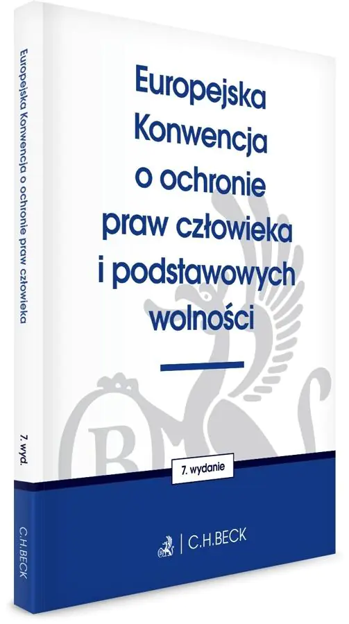 Książka - Europejska Konwencja o ochronie praw człowieka i podstawowych wolności