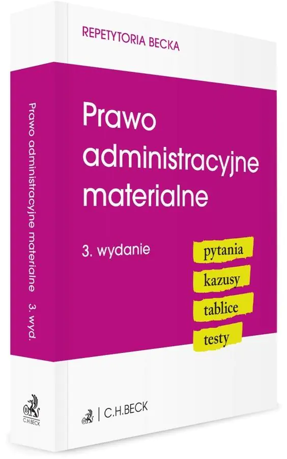 Książka - Prawo administracyjne materialne. Pytania. Kazusy