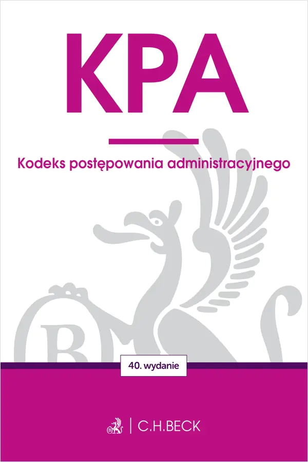 Książka - KPA. Kodeks postępowania administracyjnego