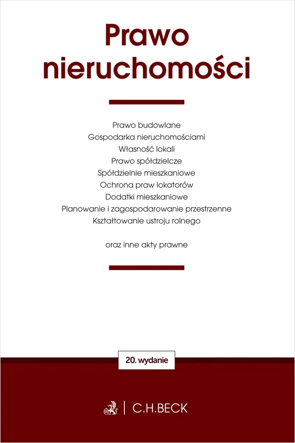 Książka - Prawo nieruchomości oraz inne akty prawne
