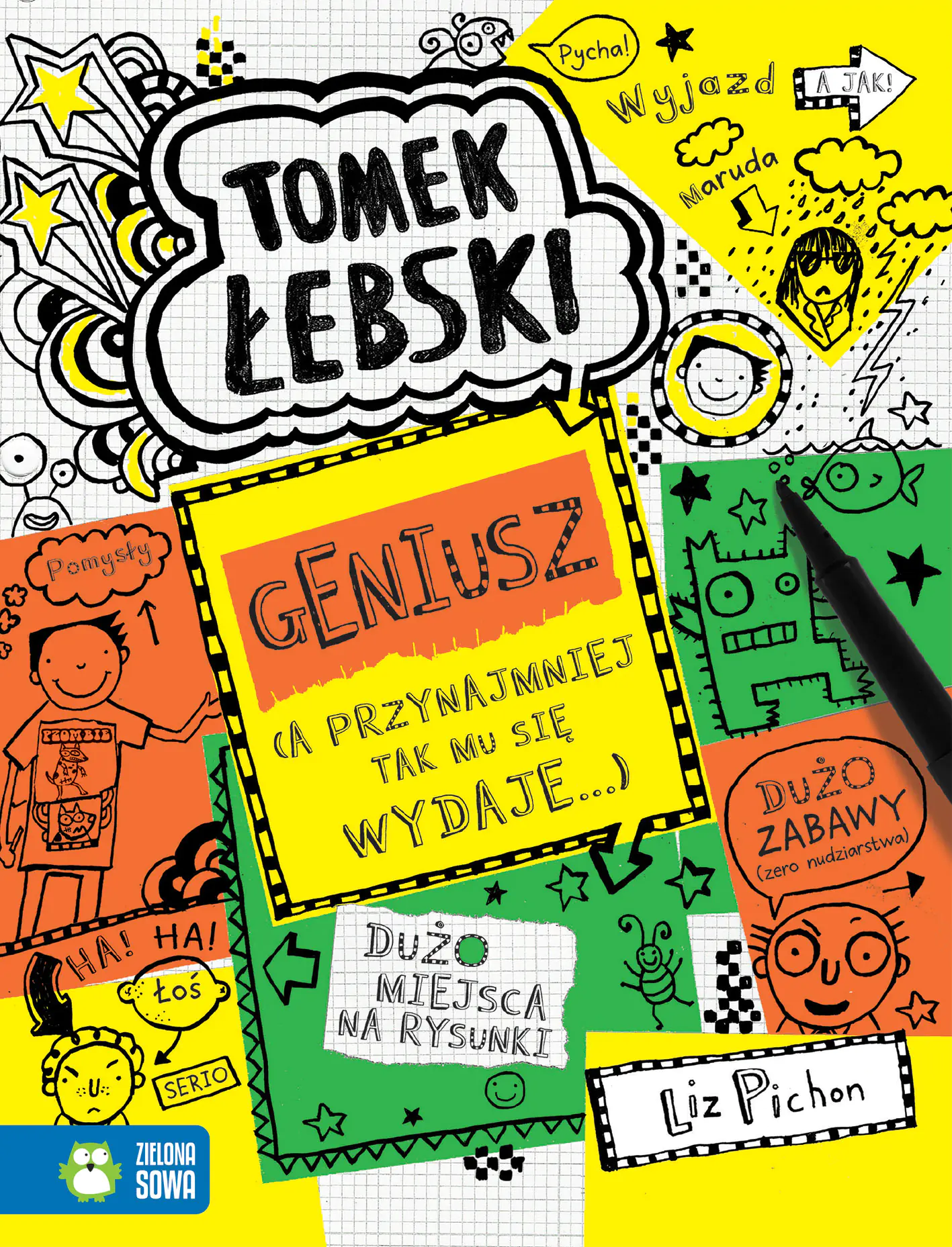 Książka - Geniusz (a przynajmniej tak mu się wydaje…). Tomek Łebski. Tom 10