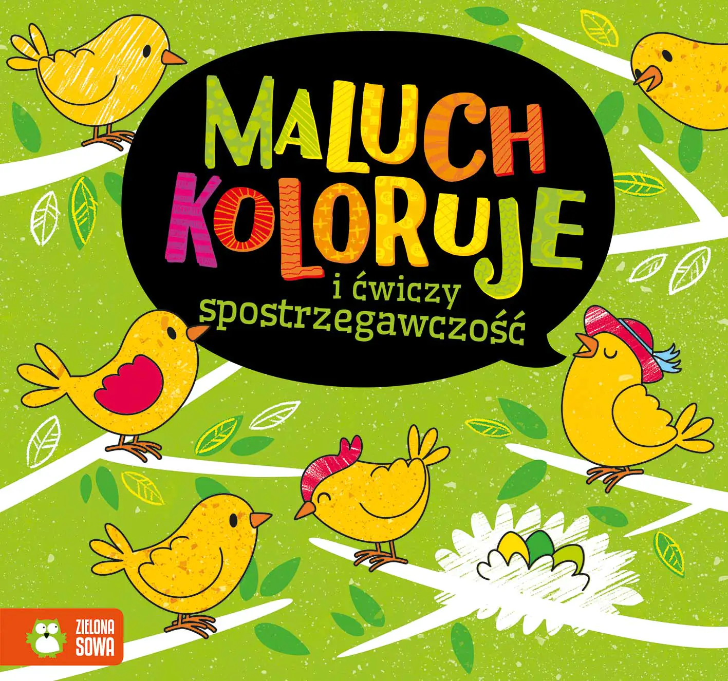 Książka - Maluch koloruje i ćwiczy spostrzegawczość