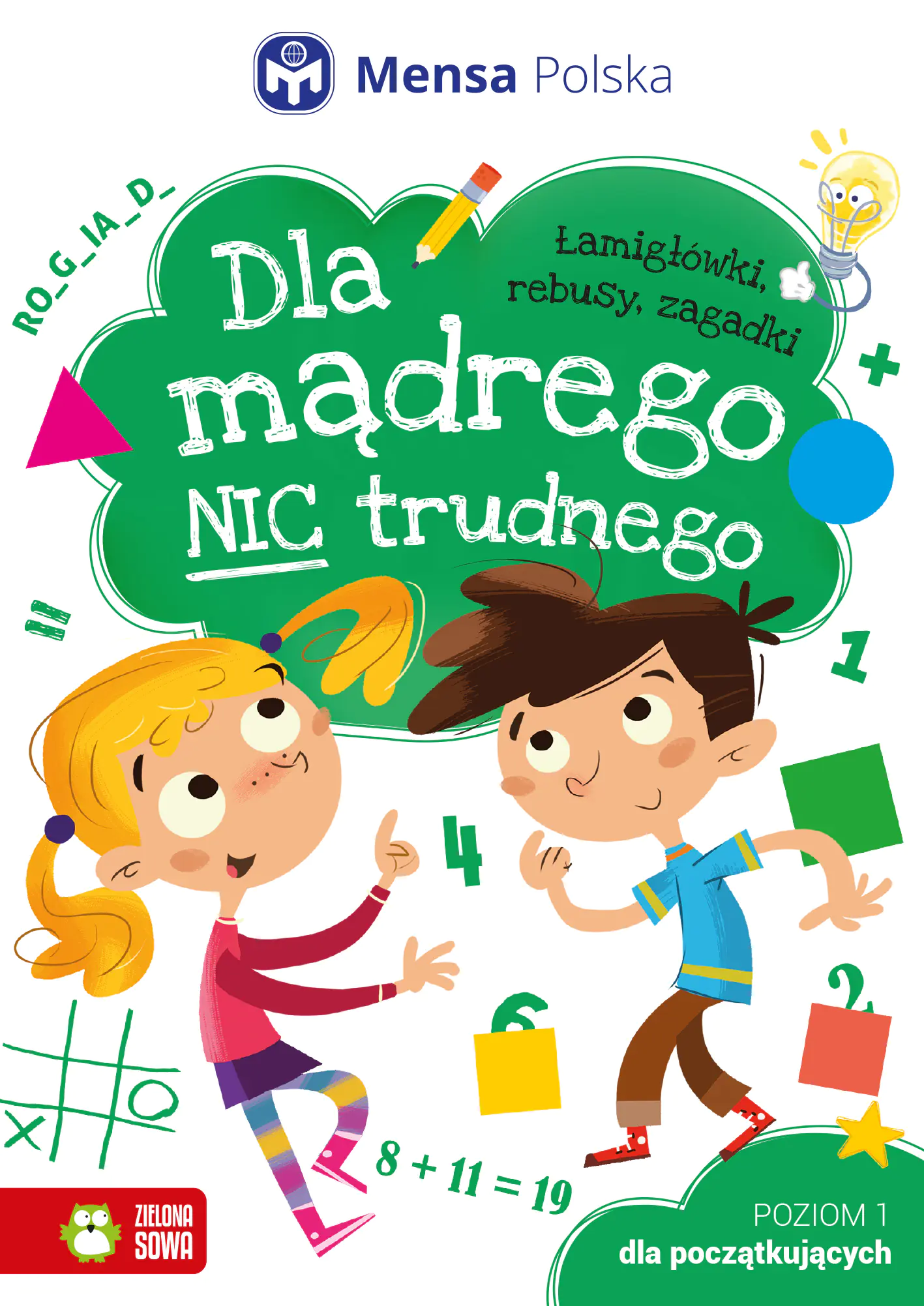 Książka - Dla mądrego nic trudnego. Poziom 1. Dla początkujących Mensa Polska