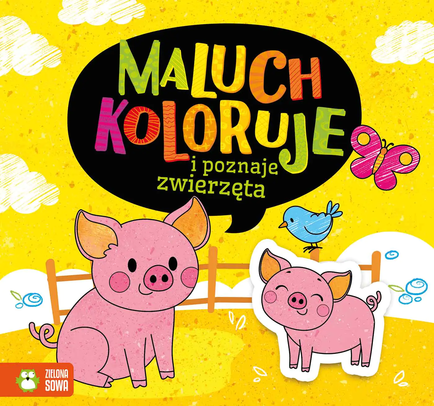 Książka - Maluch koloruje i poznaje zwierzęta