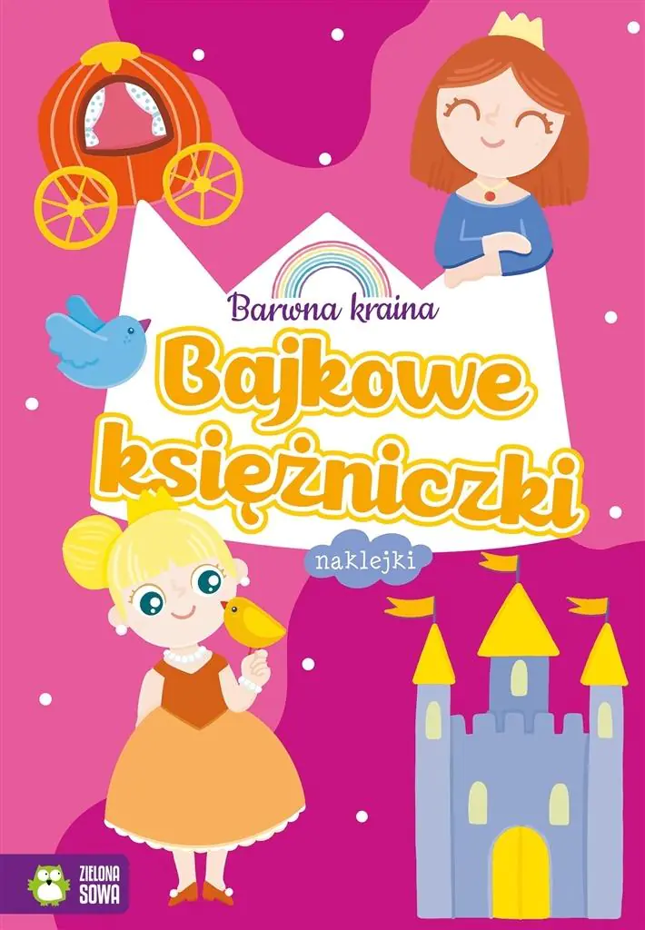 Książka - Bajkowe księżniczki. Barwna kraina