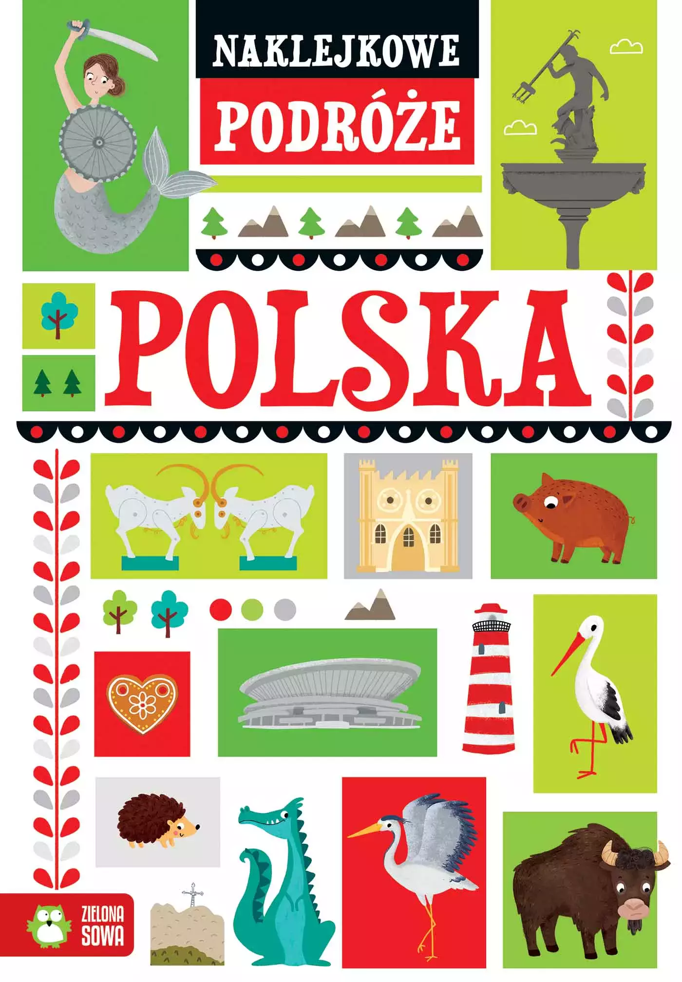 Książka - Polska. Naklejkowe podróże