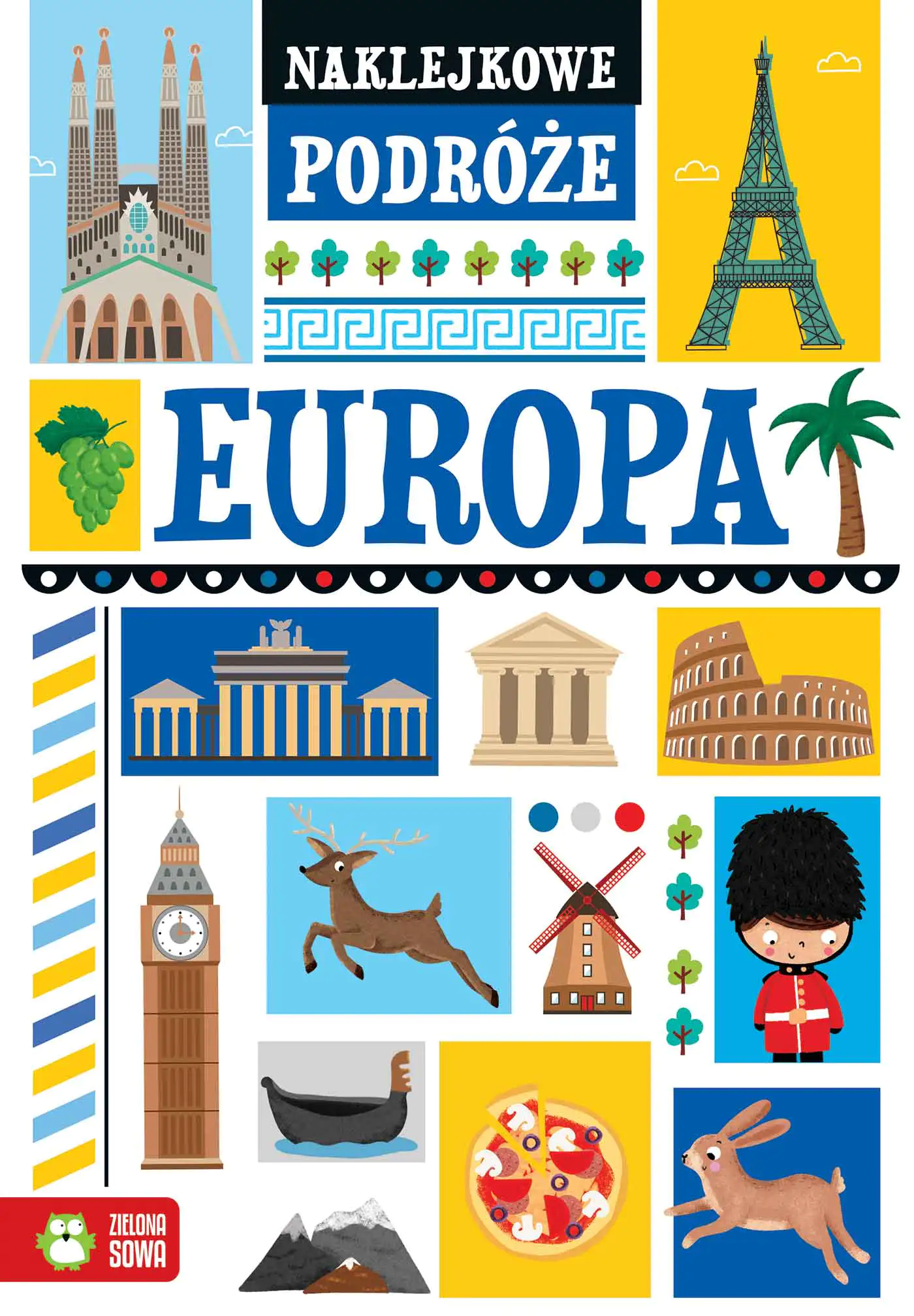 Książka - Europa. Naklejkowe podróże