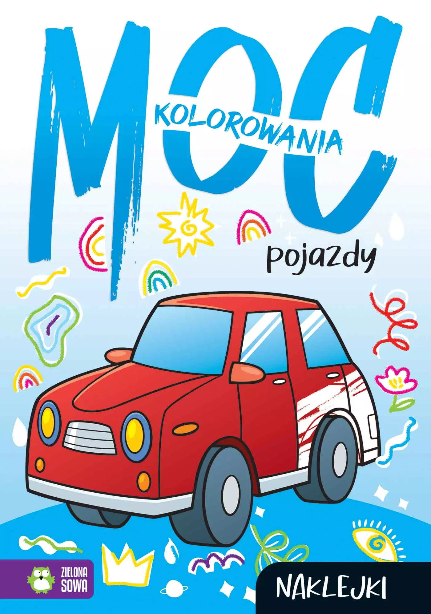 Książka - Pojazdy. Moc kolorowania