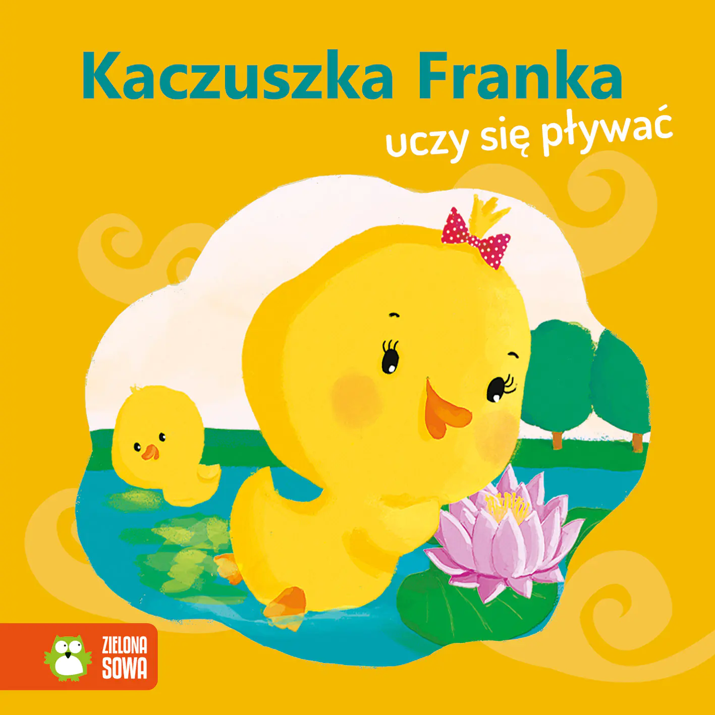 Książka - Książka Wiosenne bajeczki. Kaczuszka Franka uczy się pływać