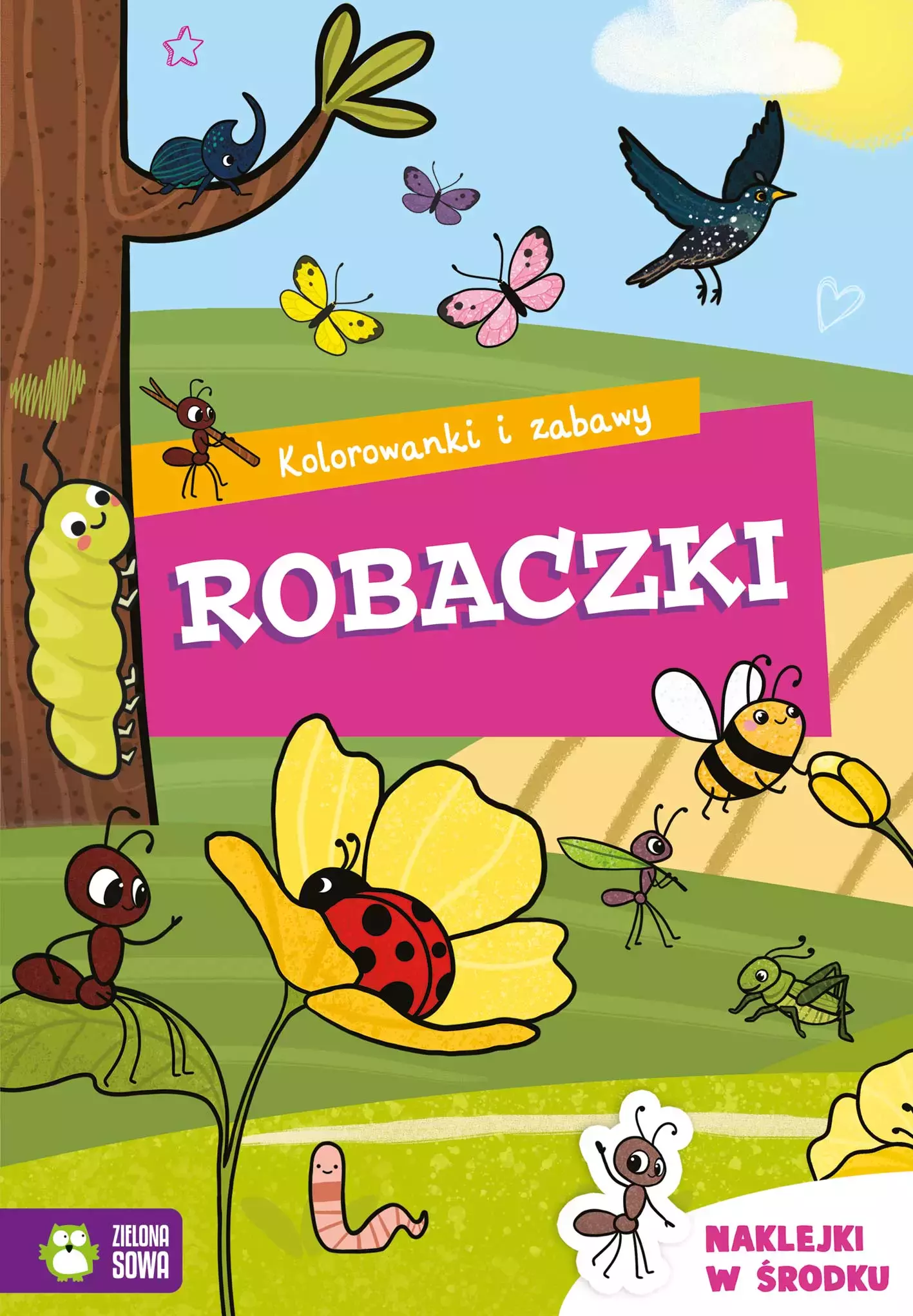Książka - Robaczki. Kolorowanki i zabawy