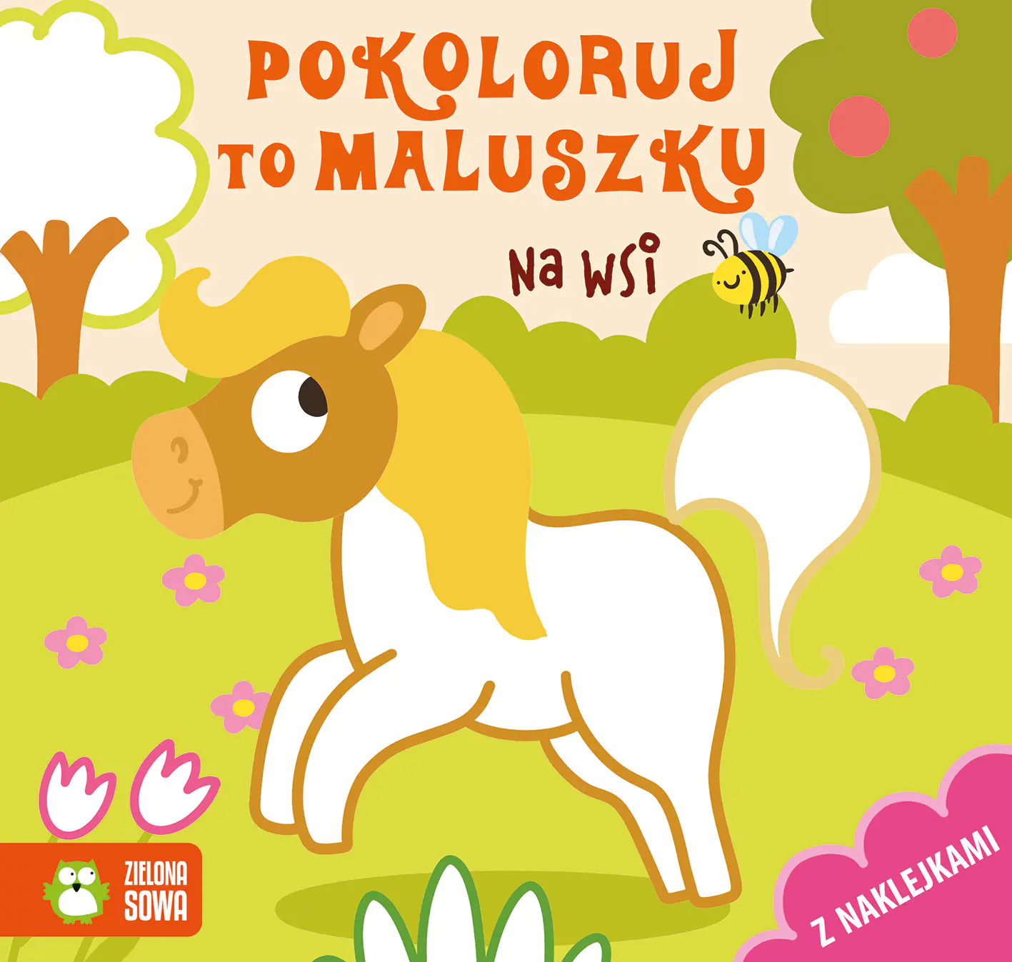 Książka - Na wsi. Pokoloruj to maluszku