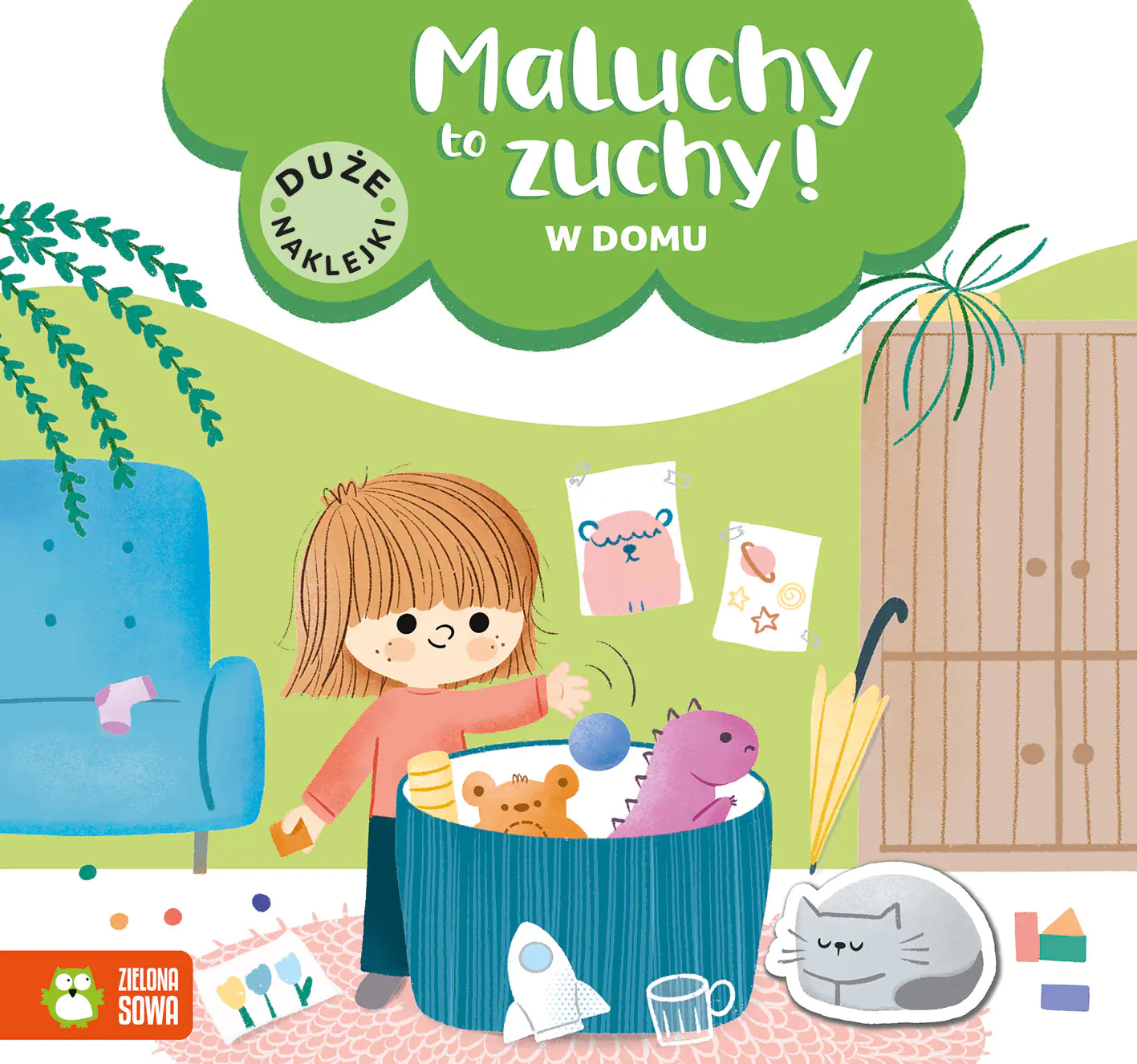 Książka - W domu. Maluchy to zuchy