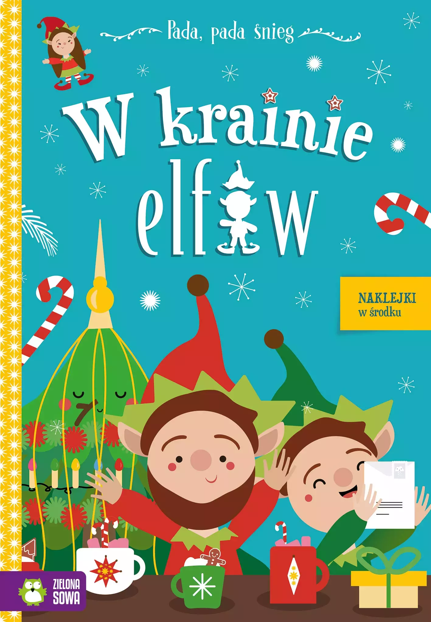 Książka - W krainie elfów. Pada, pada śnieg