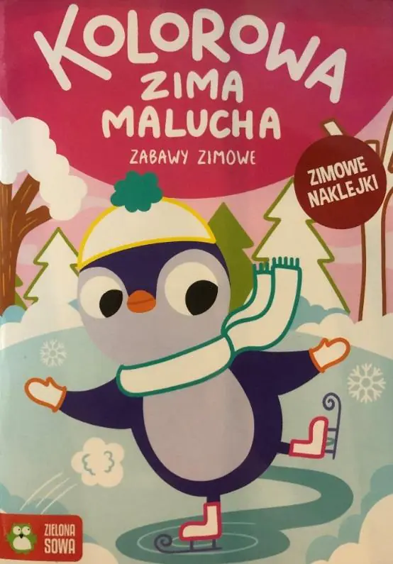 Książka - Kolorowa zima malucha. Zabawy zimowe