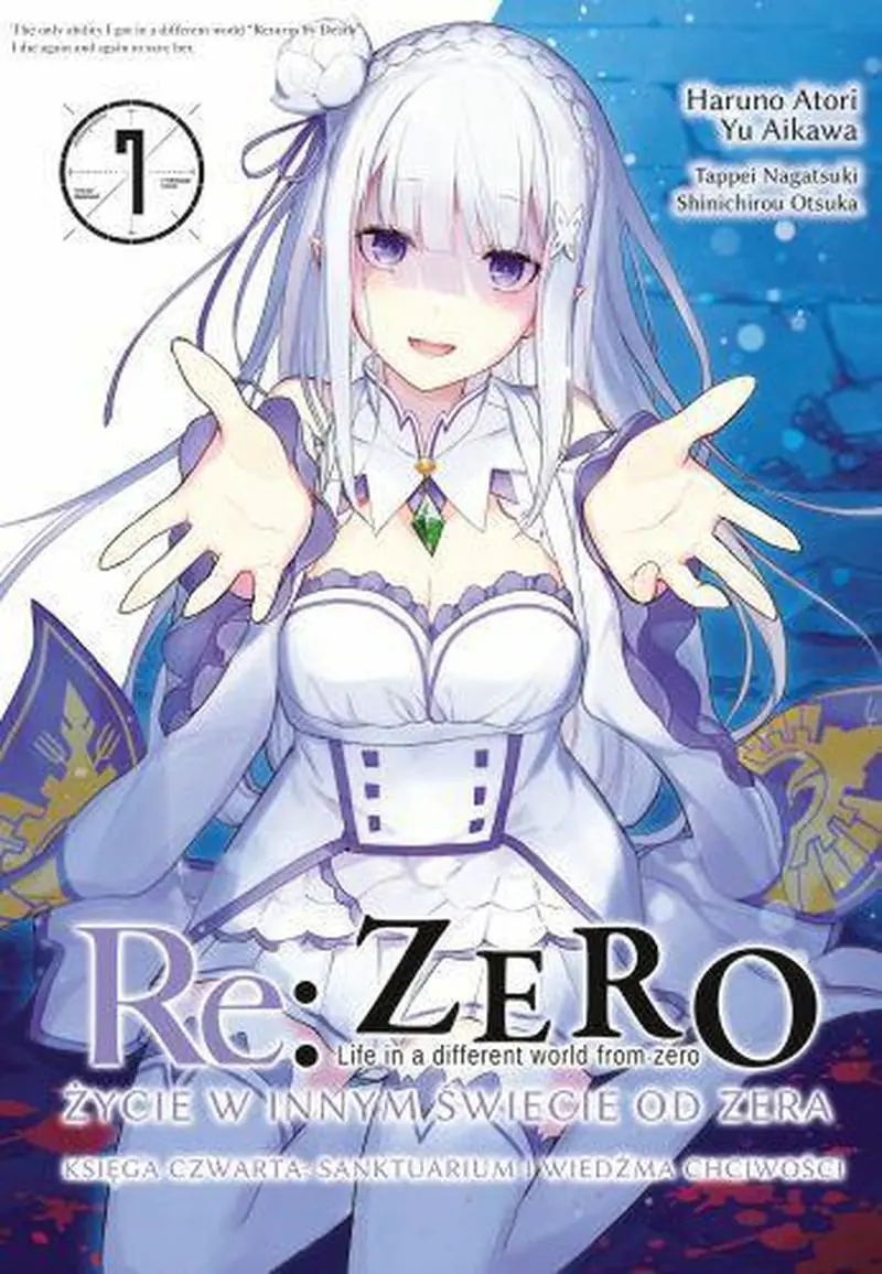 Książka - Sanktuarium i Wiedźma Chciwości. Re: Zero - Życie w Innym Świecie od Zera. Księga 4. Tom 7