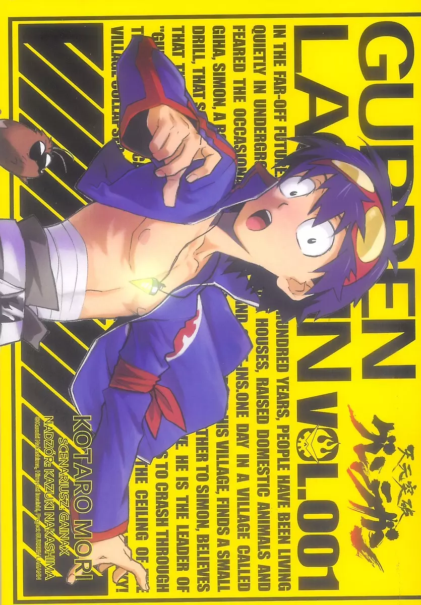 Książka - Gurren Lagann. Tom  1
