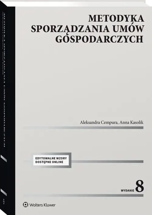 Książka - Metodyka sporządzania umów gospodarczych