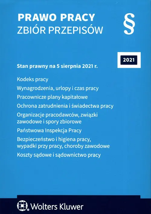 Książka - Prawo pracy. Zbiór przepisów