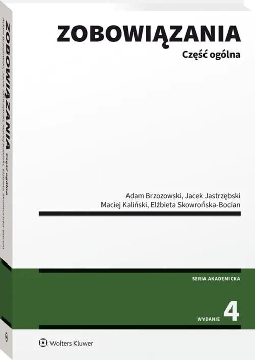 Książka - Zobowiązania. Część ogólna
