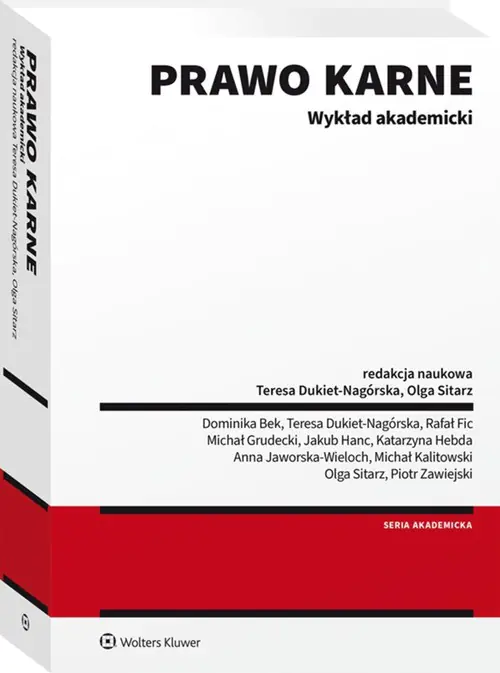Książka - Prawo karne. Wykład akademicki