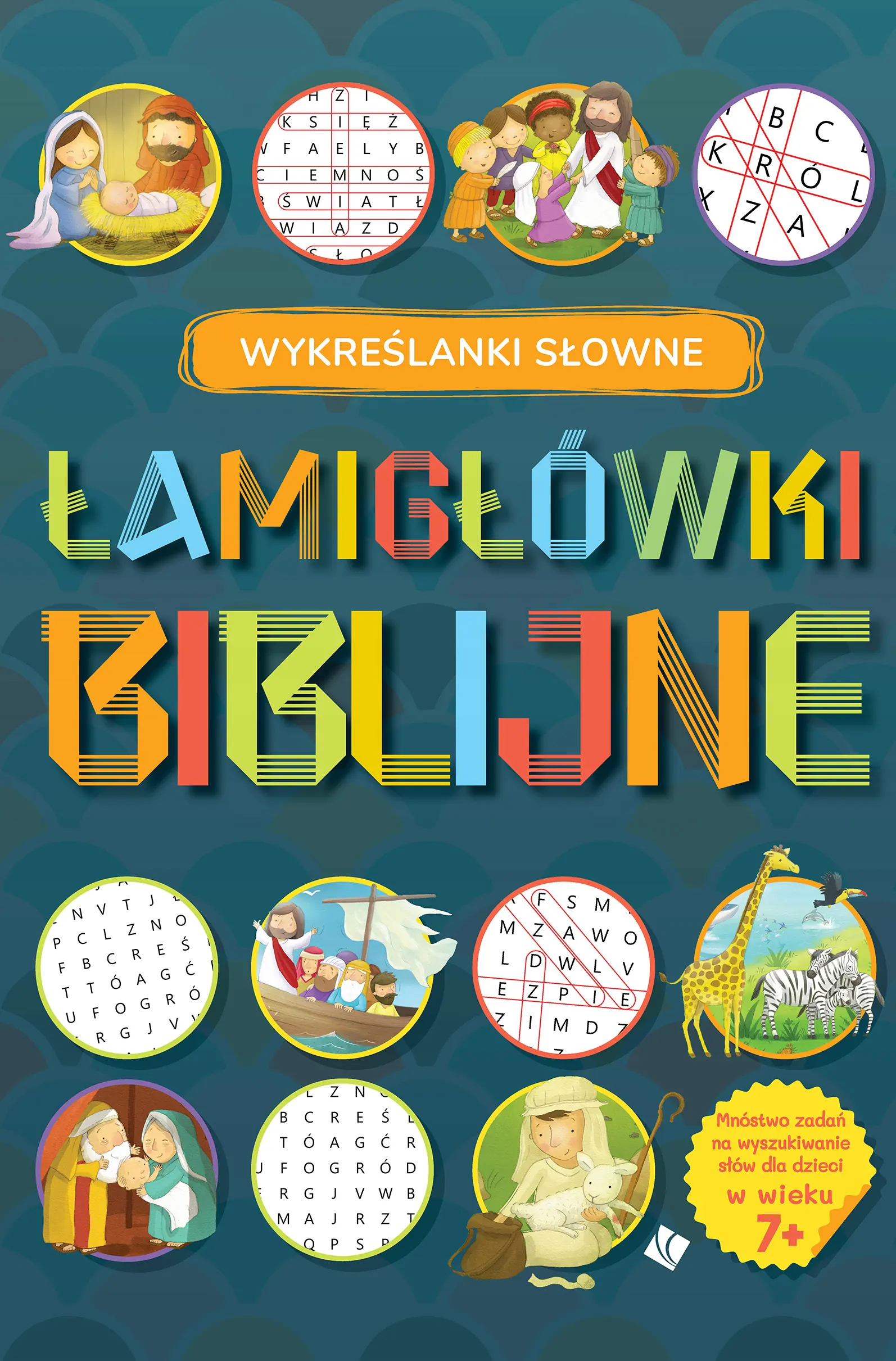 Książka - Łamigłówki Biblijne Wykreślanki słowne