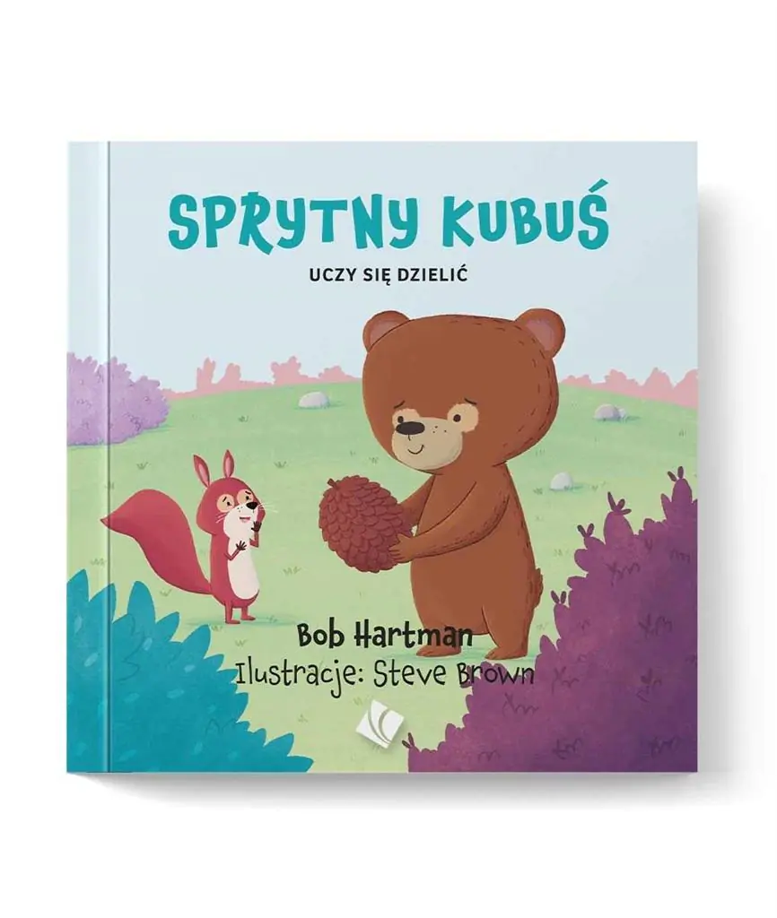 Książka - Sprytny Kubuś uczy się dzielić