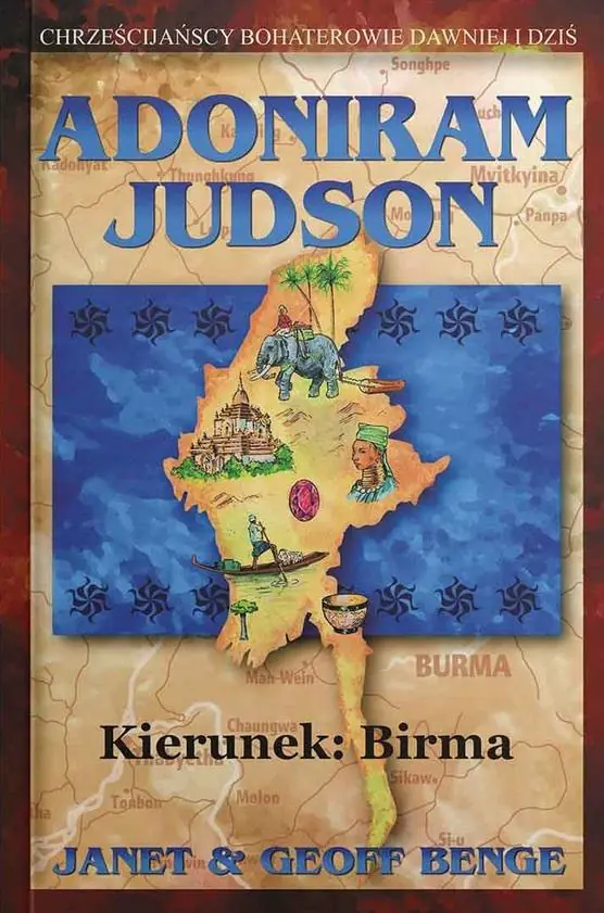Książka - Adoniram Judson - kierunek: Birma
