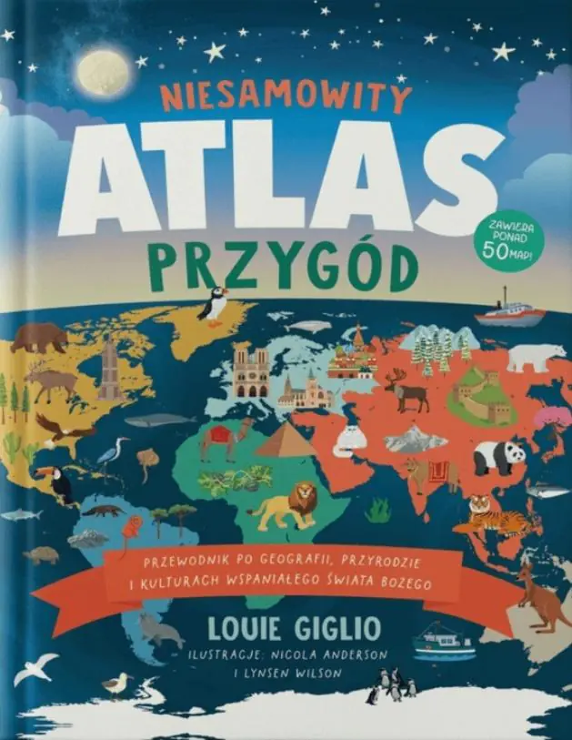 Książka - Niesamowity atlas przygód