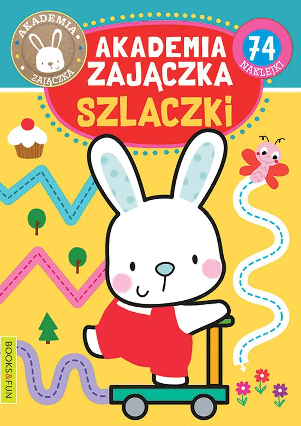 Książka - Książka Akademia Zajączka. Szlaczki. Books and fun