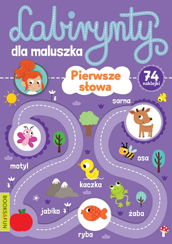 Książka - Labirynty dla maluszka. Pierwsze slowa