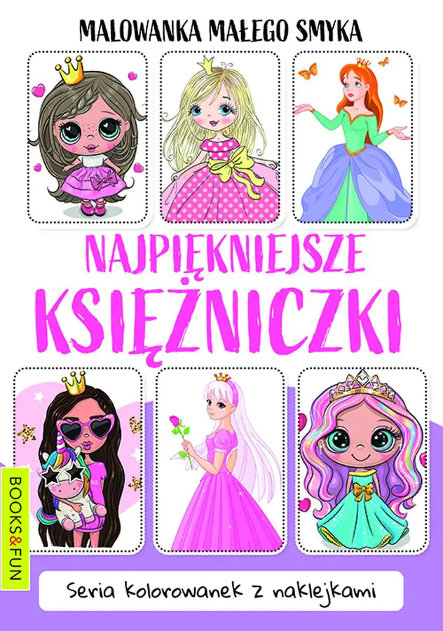 Książka - Najpiękniejsze księżniczki. Malowanka małego smyka
