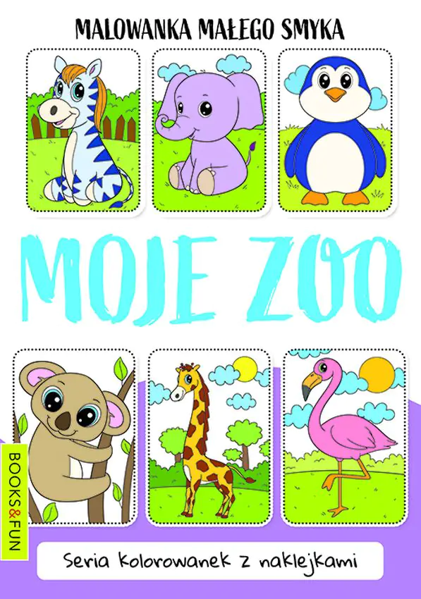 Książka - Moje zoo. Malowanka małego smyka