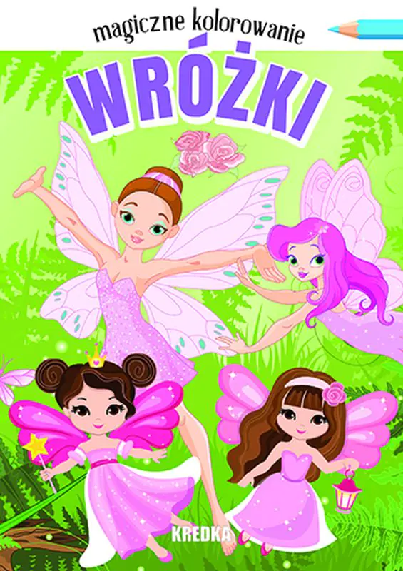 Książka - Wróżki. Magiczne kolorowanie