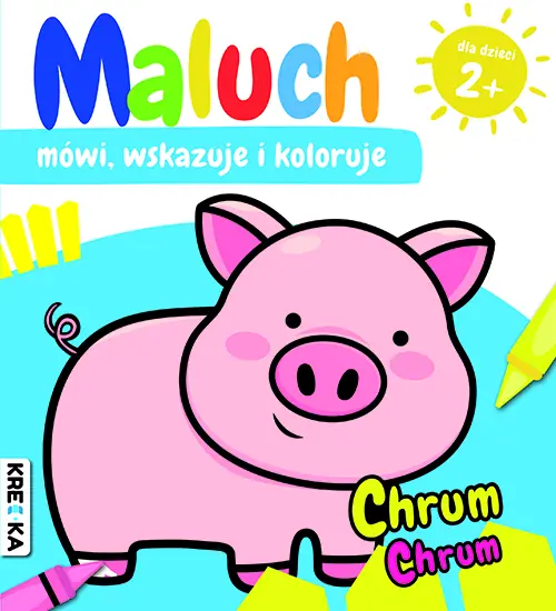 Książka - Chrum-chrum. Maluch mówi, wskazuje i koloruje