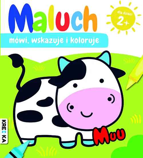 Książka - Muu. Maluch mówi, wskazuje i koloruje