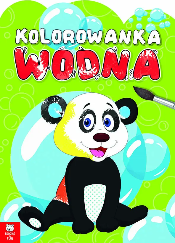 Książka - Zwierzęta w ZOO. Kolorowanka wodna