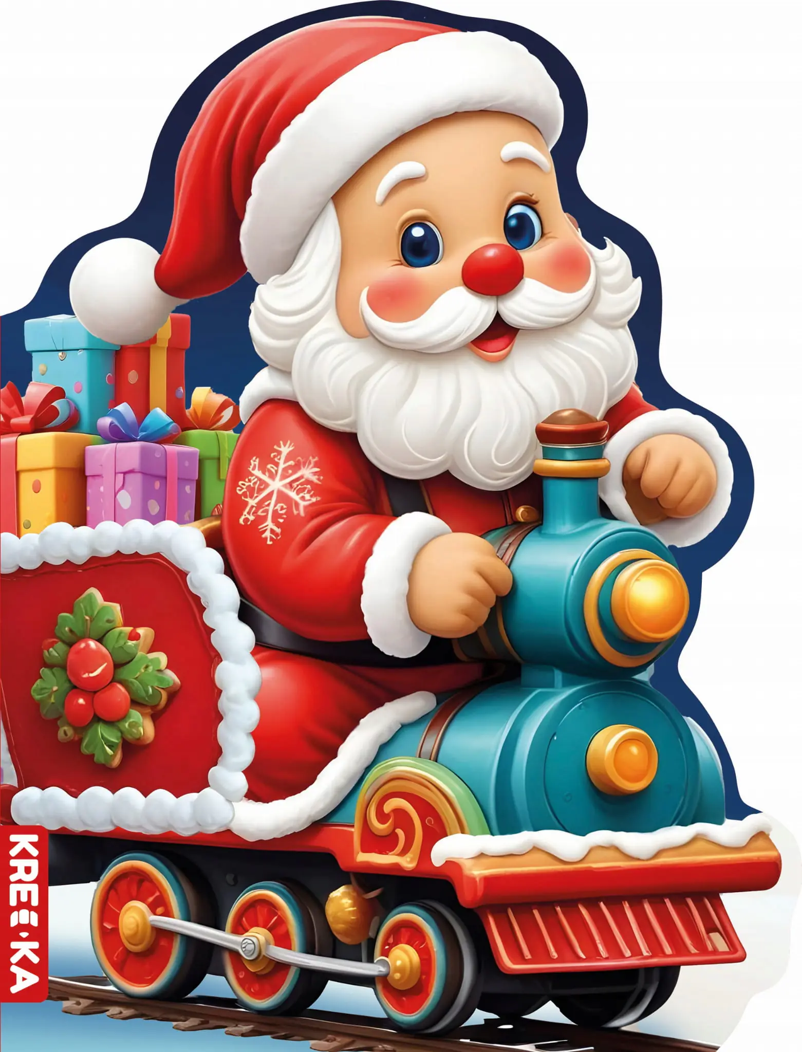 Książka - Mikołaj w ciuchci