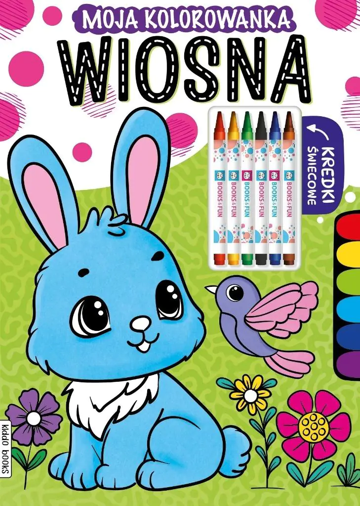Książka - Wiosna. Moja kolorowanka