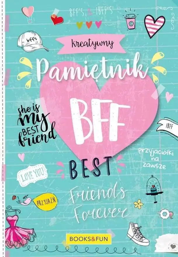 Książka - Kreatywny pamiętnik BFF w.2
