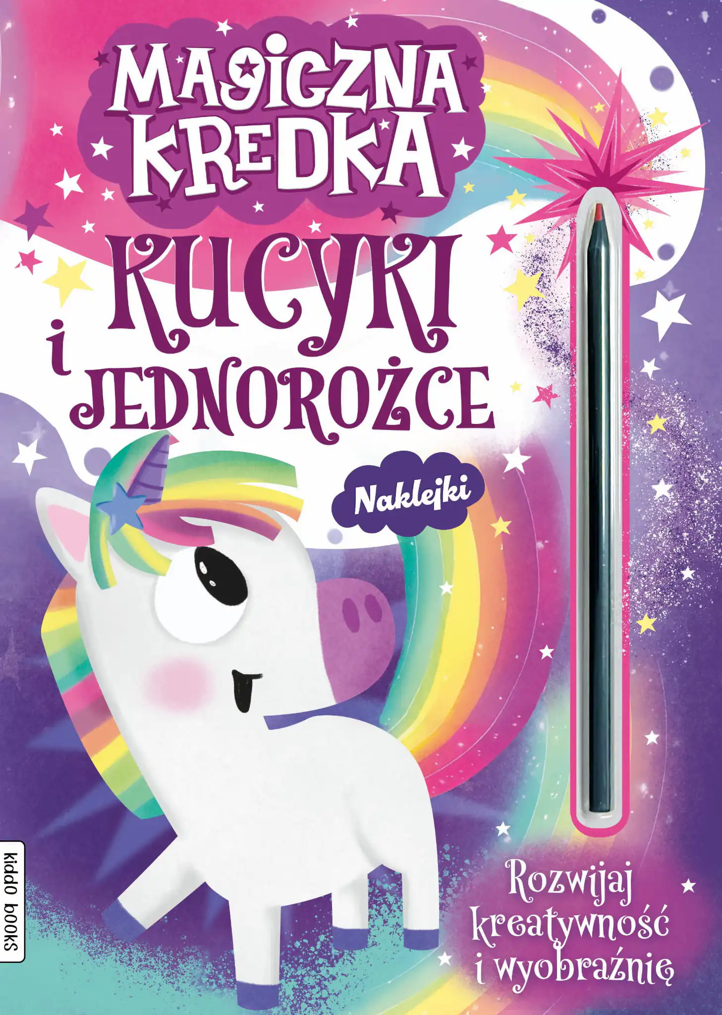 Książka - Magiczna kredka. Kucyki i jednorożce