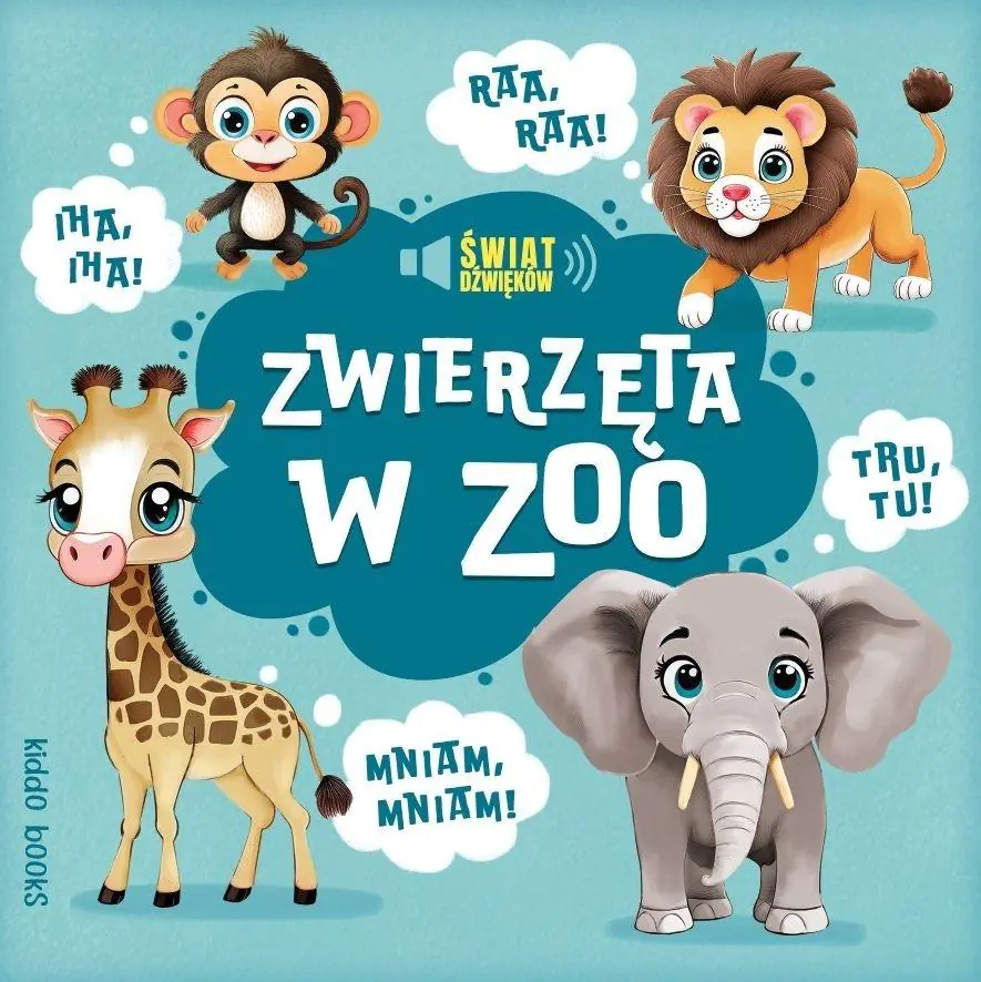 Książka - Książeczka katronowa. Zwierzęta w zoo