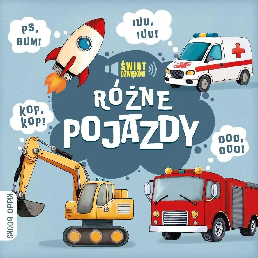 Książka - Książeczka kartonowa. Różne pojazdy