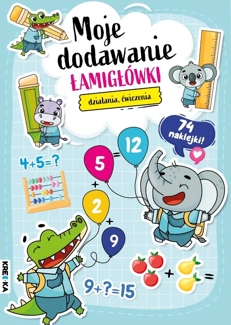 Książka - Moje dodawanie. Łamigłówki
