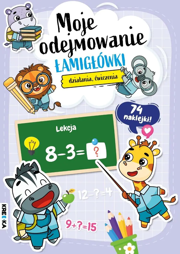 Książka - Moje odejmowanie. Łamigłówki