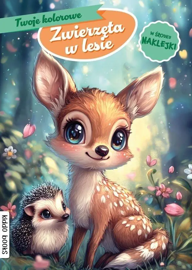 Książka - Twoje kolorowe Zwierzęta w lesie