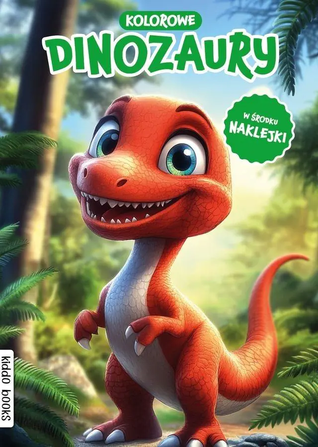 Książka - Kolorowe dinozaury