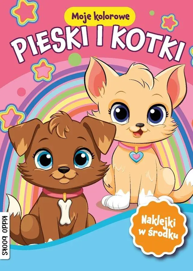 Książka - Moje kolorowe pieski i kotki